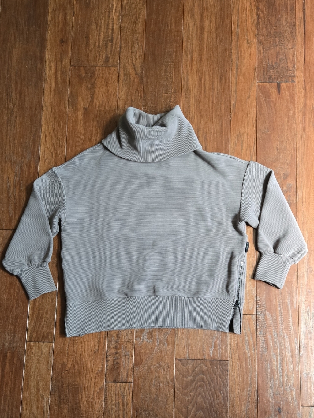 Varley Women's Milton Sweat Deep Charcoal Turtleneck Sweater Size Small